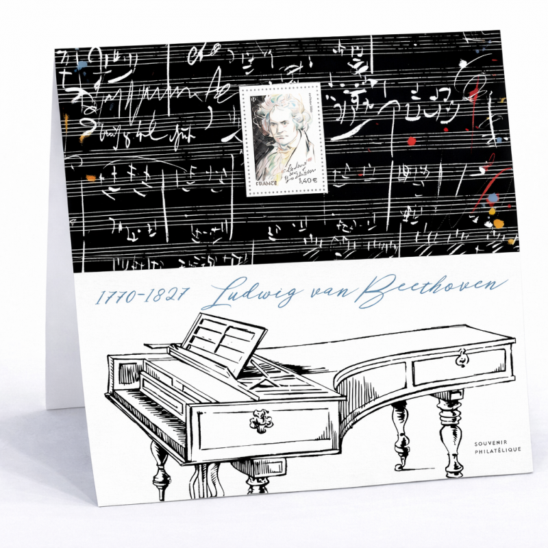Bloc souvenir N°170 Beethoven neuf**.