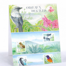 Blocs souvenirs N°175 Oiseaux des iles neuf**.