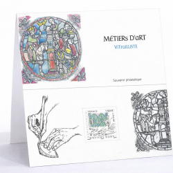 Bloc souvenir N°176 Vitrailliste neuf**.