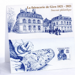 Bloc souvenir N°179 Faïencerie de Gien neuf**.