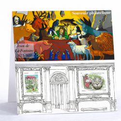 Bloc souvenir N°180 Jean de la Fontaine neuf**.