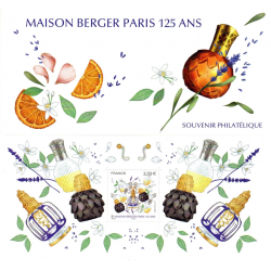 Bloc souvenir N°205 Maison Berger - 125 ans neuf**.