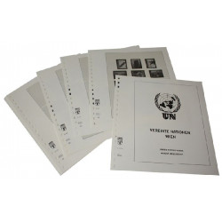 Feuilles préimprimées Lindner-T Nations Unies Vienne 2022-2024.
