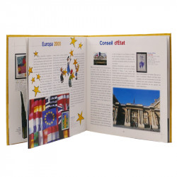 Livre des timbres de France de l'année 2000.