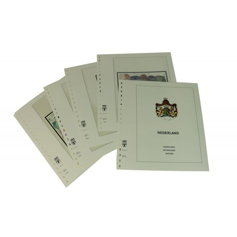 Feuilles préimprimées Lindner-T Pays Bas 2022-2024.