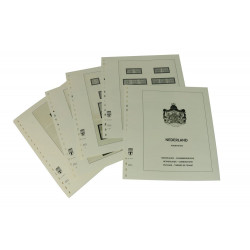 Feuilles préimprimées Lindner-T Pays Bas Timbres se tenant 1940-1984.