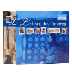 Livre des timbres de France de l'année 2008.