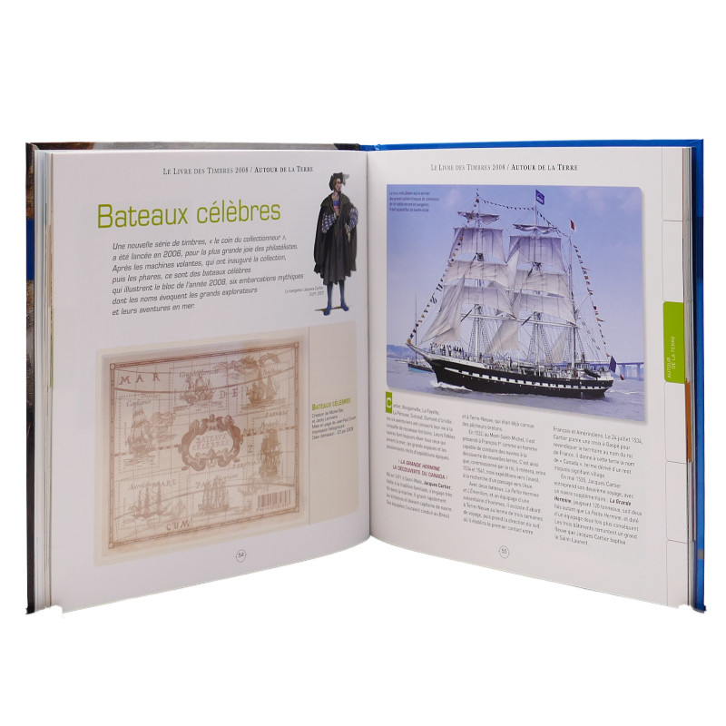 Livre des timbres de France de l'année 2008. - Philantologie