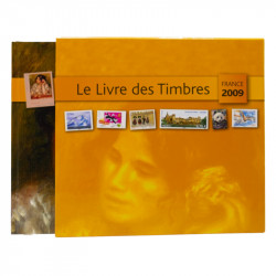 Livre des timbres de France de l'année 2009.
