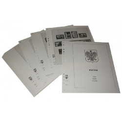 Feuilles préimprimées Lindner-T Pologne République Populaire 2023-2024.