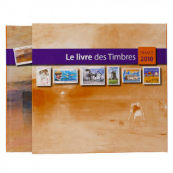 Livre des timbres de France de l'année 2010.