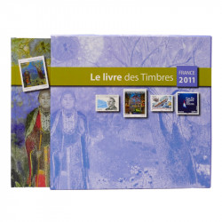 Livre des timbres de France de l'année 2011.