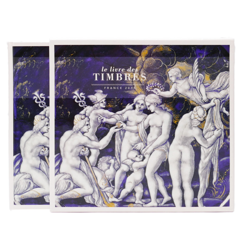Livre des timbres de France de l'année 2015.