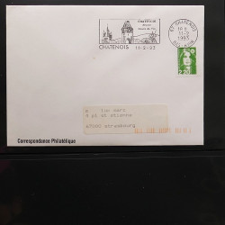 Collection Marcophilie flammes moderne d'Alsace en un album.