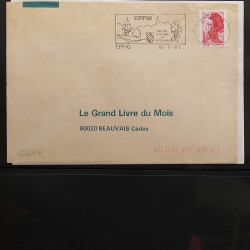 Collection Marcophilie flammes moderne d'Alsace en un album.