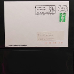 Collection Marcophilie flammes moderne d'Alsace en un album.