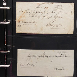 Collection Marcophilie Strasbourg et Alsace classique en un album.