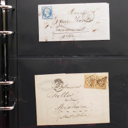 Collection Marcophilie Strasbourg et Alsace classique en un album.