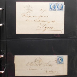 Collection Marcophilie Strasbourg et Alsace classique en un album.