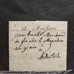 Collection Marcophilie d'Alsace classique 1809-1945 en un album.