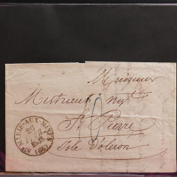 Collection Marcophilie d'Alsace classique 1809-1945 en un album.