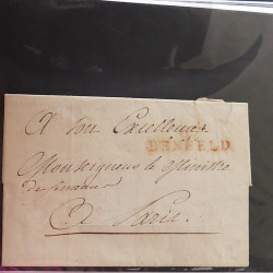 Collection Marcophilie d'Alsace classique 1809-1945 en un album.