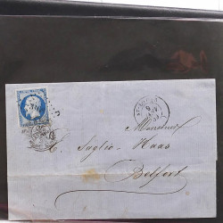 Collection Marcophilie d'Alsace classique 1809-1945 en un album.