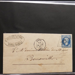 Collection Marcophilie d'Alsace classique 1809-1945 en un album.