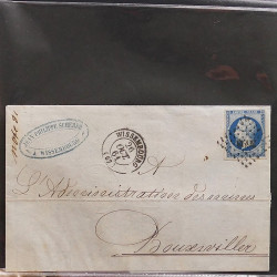 Collection Marcophilie d'Alsace classique 1809-1945 en un album.