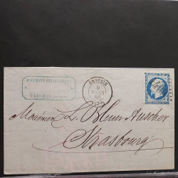 Collection Marcophilie d'Alsace classique 1809-1945 en un album.