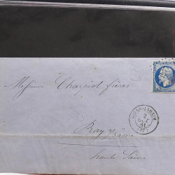 Collection Marcophilie d'Alsace classique 1809-1945 en un album.