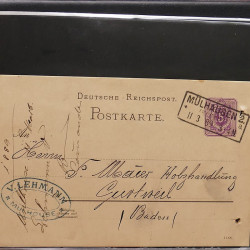 Collection Marcophilie d'Alsace classique 1809-1945 en un album.