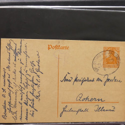 Collection Marcophilie d'Alsace classique 1809-1945 en un album.