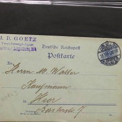 Collection Marcophilie d'Alsace classique 1809-1945 en un album.