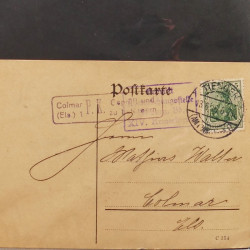 Collection Marcophilie d'Alsace classique 1809-1945 en un album.