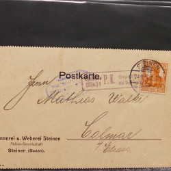 Collection Marcophilie d'Alsace classique 1809-1945 en un album.