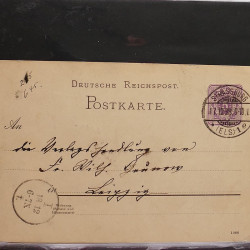 Collection Marcophilie d'Alsace classique 1809-1945 en un album.