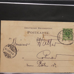 Collection Marcophilie d'Alsace classique 1809-1945 en un album.