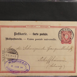 Collection Marcophilie d'Alsace classique 1809-1945 en un album.