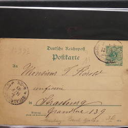 Collection Marcophilie d'Alsace classique 1809-1945 en un album.