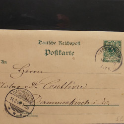 Collection Marcophilie d'Alsace classique 1809-1945 en un album.