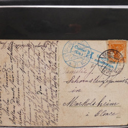 Collection Marcophilie d'Alsace classique 1809-1945 en un album.