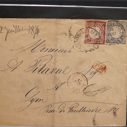 Collection Marcophilie d'Alsace classique 1809-1945 en un album.