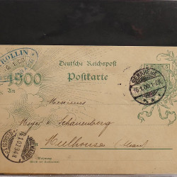 Collection Marcophilie d'Alsace classique 1809-1945 en un album.