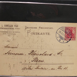 Collection Marcophilie d'Alsace classique 1809-1945 en un album.