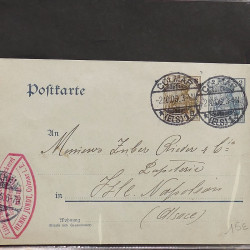 Collection Marcophilie d'Alsace classique 1809-1945 en un album.