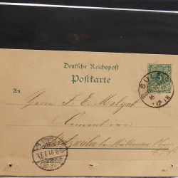 Collection Marcophilie d'Alsace classique 1809-1945 en un album.