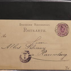 Collection Marcophilie d'Alsace classique 1809-1945 en un album.