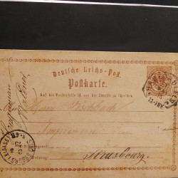 Collection Marcophilie d'Alsace classique 1809-1945 en un album.