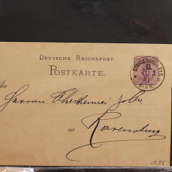 Collection Marcophilie d'Alsace classique 1809-1945 en un album.